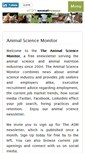 Mobile Screenshot of animalsciencemonitor.com